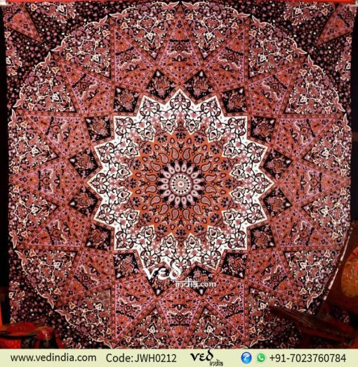 Bohemian Star Mandala Tapestry
