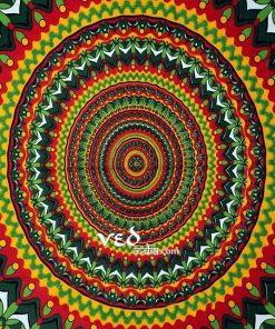 Bright Multicolor Mandala Tapestry