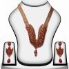 Buy Online Designer Polki Jewellery Sets‎ in Red Stone-0