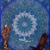 Star Mandala Indian Tapestry