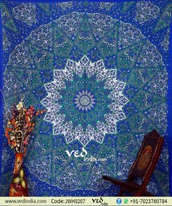 Star Mandala Indian Tapestry