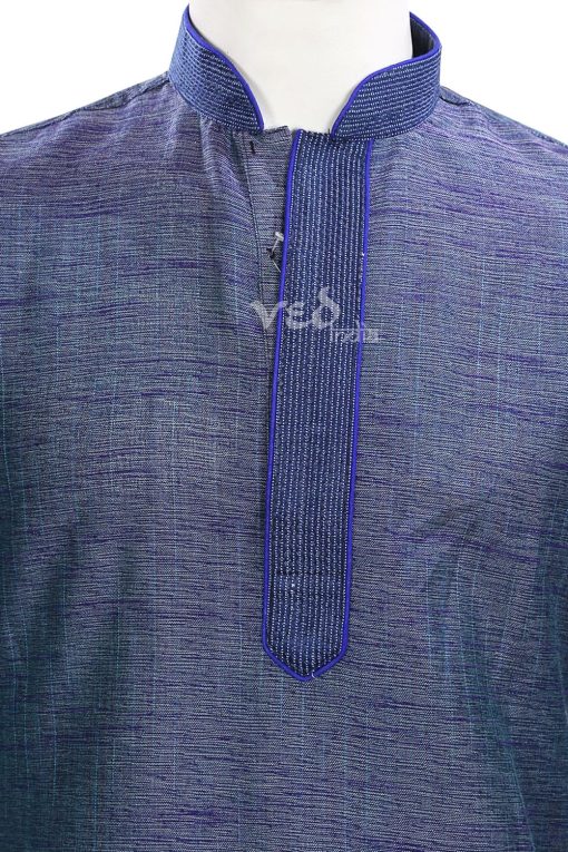 Readymade Turquoise Kurta Pjyama for Men for Formal Parties-2551