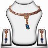 Traditional Polki Necklace Set in Multi Color Stone and Beads-0