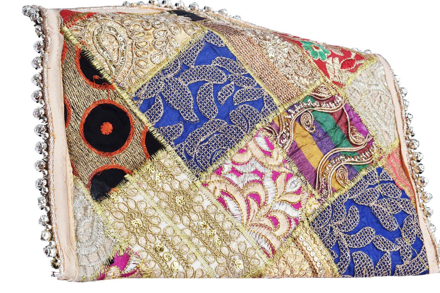 Vibrant Colorful Vintage Clutch Sling Bags for Women with Embroidery Work-2400
