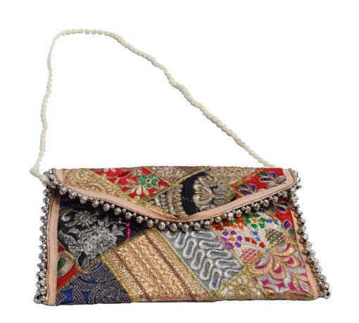 Vibrant Colorful Vintage Clutch Sling Bags for Women with Embroidery Work-2402