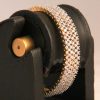 Finely Designed Bridal Bangles in White AD Stones from India-0