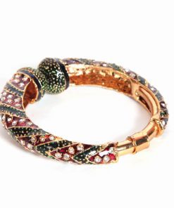 Red and Green Fashion Bangles in Exquisite Design from India-126