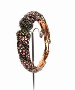 Red and Green Fashion Bangles in Exquisite Design from India-0