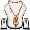 Beautiful Jaipur Jewelry Set for Weddings in Multi-Color Stone-0