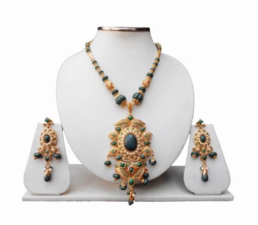 Shop Online Designer Fancy Pendant Set with Earrings for Women-0