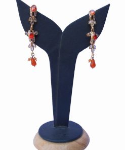 Buy Designer Hanging Earrings in Chain Style for Stylish Women-0