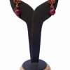 Elegant Red Colored Polki Earrings from India for Fashionable Women-0