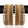 Exclusive Fashion Bridal Bangles from India with Pearls and Stones-0