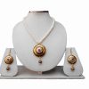 Buy Fashionable Pendant Set With Earrings For Girls-0