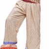 Beautiful Designer High Waisted Harem Pants with Blue Border-0