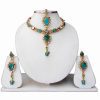Designer Beautiful Women Necklace Set with Earrings and Maang Tika-0