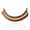 Uptown Royal Fashion Anklets for Girls in Bright Golden Polish-0