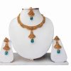 Latest Design Turquoise Fashion Necklace Set with Earrings and Tika-0