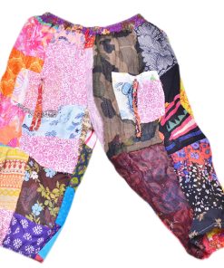 Designer Colorful Unisex Drop Crotch Pants for Women From India-0