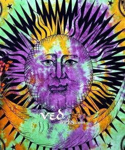 Sun Moon Bohemian Tapestry