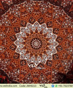 Indian Star Mandala Bohemian Tapestry