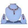 Buy Online Fashionable Polki Necklace Set with Matching Earrings-0