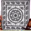 Mandala Elephant Wall Tapestry Bedspread