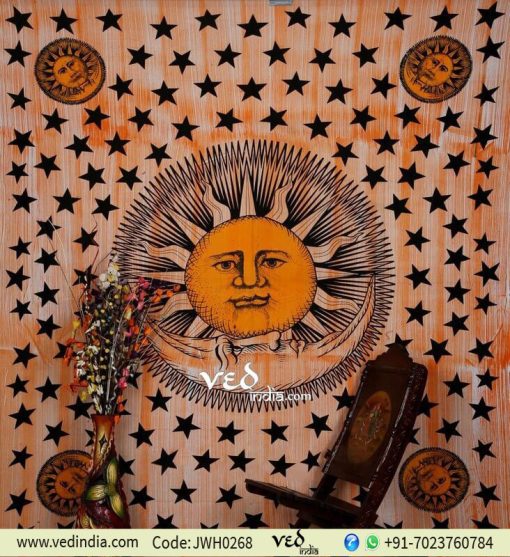 Sleeping Sun and Moon Tapestry