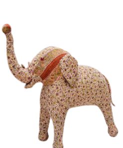 Stylish Designer Plush Stuff Elephant With Beautiful Patchwork-0