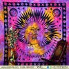 Sun and Moon Indian Tapestry