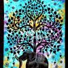 Elephant Tree Of Life Tapestry