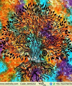 Colorful Tree of Life Wall Tapestry