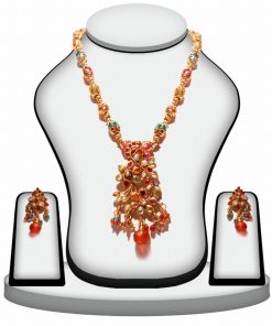 Buy Online Fashion Polki Pendant Set For Women in Multicolor Stone-0