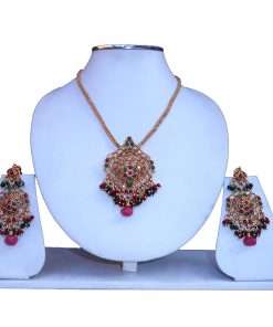 Buy Online Traditional Women鈥檚 Matching Pendant Set for Party Wear-0