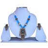 Designer Polki Pendant Set with Earrings for Special Occasion Wear-0
