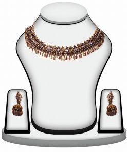 Latest Design Victorian Necklace Jewelry Set From India-0