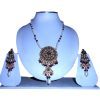 Latest Design Fashionable Pendant Set from India in Polki Stones -0
