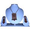 Buy Designer Women’s Matching Pendant Sets with Earrings in Polki Stones-0