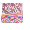 Buy Red, Blue And Pink Modern Bed Sheets With Fusion Patterns-0