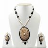 Ravishing Partywear Pacchi Pendant and Earrings Jewelry Set for Women-0