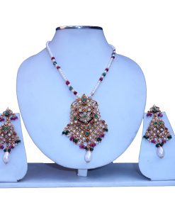 Special Occasion Wear Elegant Designer Pendant Set with Earrings -0