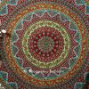 Handlook Psychedelic Tapestry Throw Bedding in White Multicolor-0