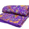 Beautiful Purple Cotton Fashion Quilts With Magnificent Designs-0