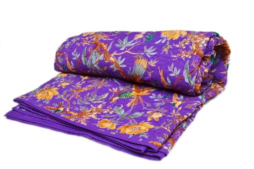 Beautiful Purple Cotton Fashion Quilts With Magnificent Designs-0
