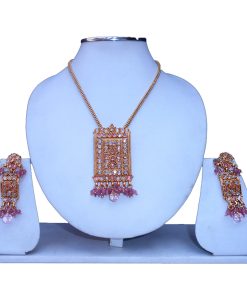 Fashionable Pendant Set with Matching Earrings for Weddings-0