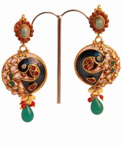 Shop Online Party Wear Peacock Style Designer Earrings -0