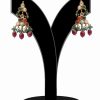 Multi-Colroed Stones Studded Jhumkas for Festivals and Weddings-0