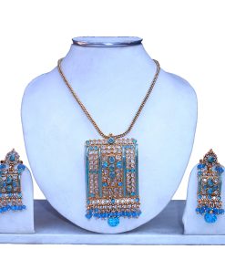 Shop Online Stylish Pendant Set with Earrings for Fashionable Women-0