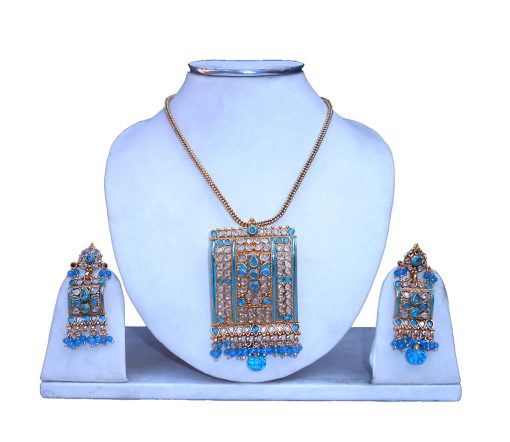 Shop Online Stylish Pendant Set with Earrings for Fashionable Women-0