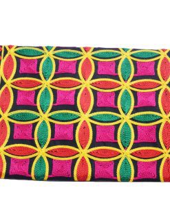 Multicolored Coin Embellished Aari Traditional Clutch Bag for Parties -2388